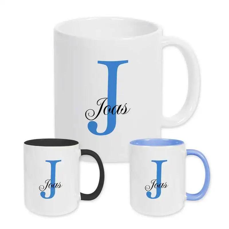 Keramik Tasse mit Namen | Motiv 3 | Joas - Druckerino