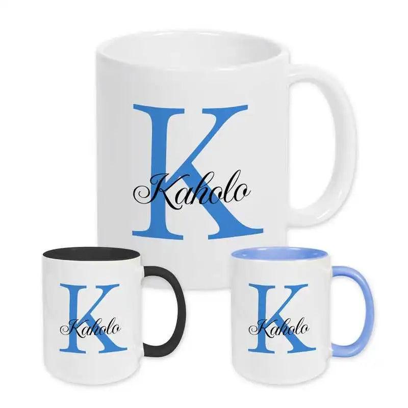 Keramik Tasse mit Namen | Motiv 3 | Kaholo - Druckerino