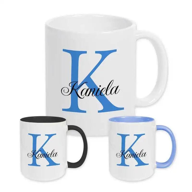 Keramik Tasse mit Namen | Motiv 3 | Kaniela - Druckerino