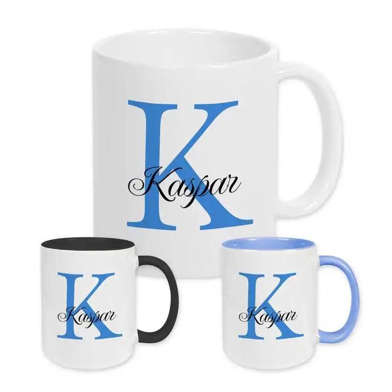 Keramik Tasse mit Namen | Motiv 3 | Kaspar - Druckerino