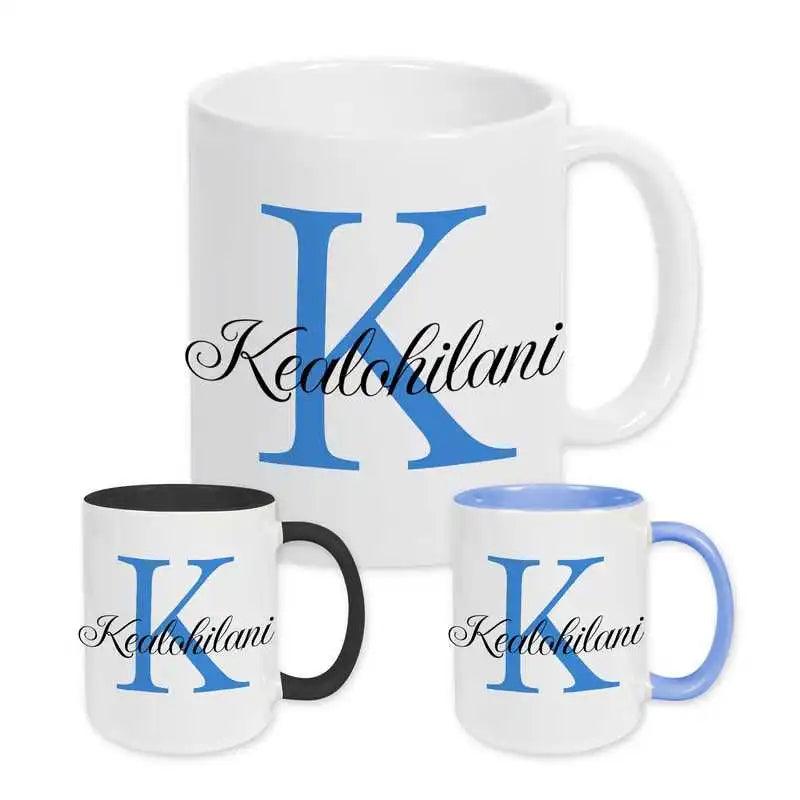 Keramik Tasse mit Namen | Motiv 3 | Kealohilani - Druckerino