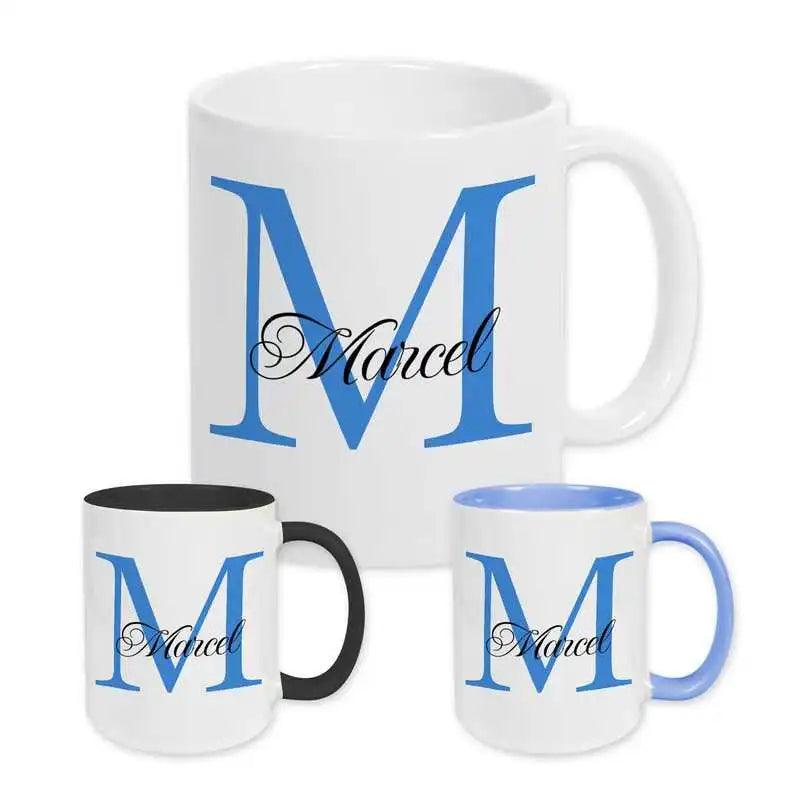 Keramik Tasse mit Namen | Motiv 3 | Marcel - Druckerino