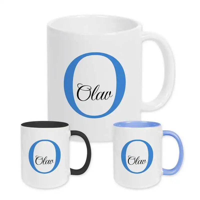 Keramik Tasse mit Namen | Motiv 3 | Olav - Druckerino