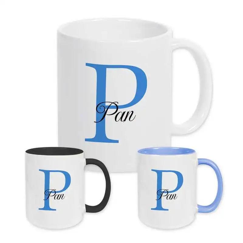 Keramik Tasse mit Namen | Motiv 3 | Pan - Druckerino