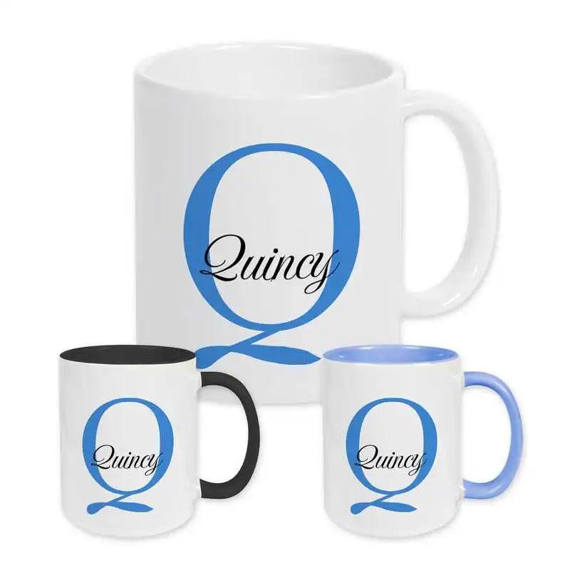 Keramik Tasse mit Namen | Motiv 3 | Quincy - Druckerino