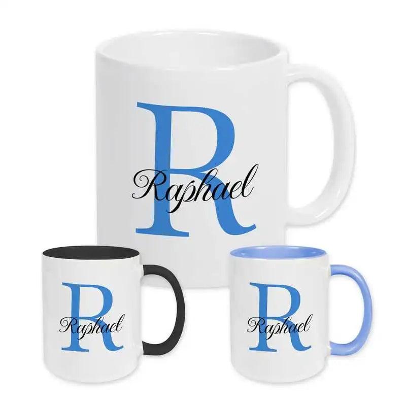 Keramik Tasse mit Namen | Motiv 3 | Raphael - Druckerino