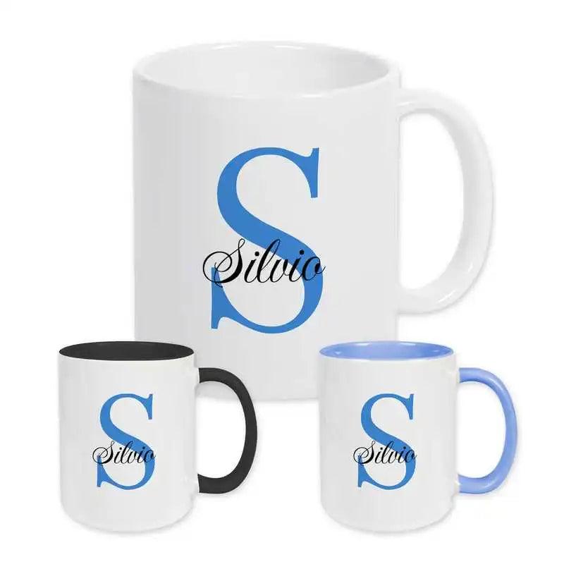 Keramik Tasse mit Namen | Motiv 3 | Silvio - Druckerino