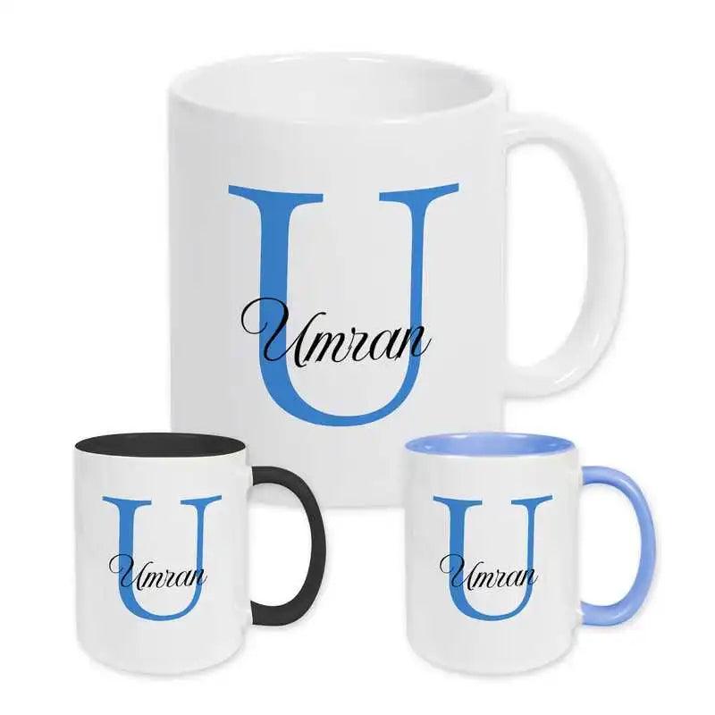 Keramik Tasse mit Namen | Motiv 3 | Umran - Druckerino