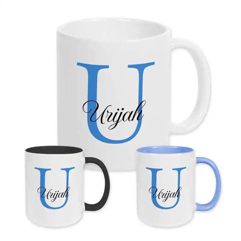 Keramik Tasse mit Namen | Motiv 3 | Urijah - Druckerino