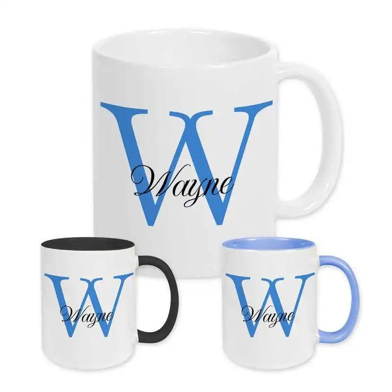 Keramik Tasse mit Namen | Motiv 3 | Wayne - Druckerino