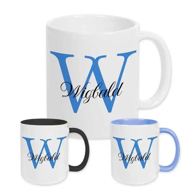 Keramik Tasse mit Namen | Motiv 3 | Wigbald - Druckerino