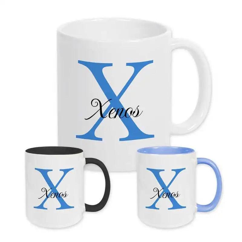 Keramik Tasse mit Namen | Motiv 3 | Xenos - Druckerino