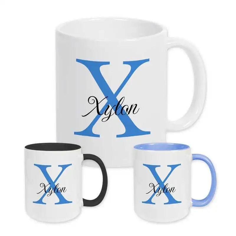 Keramik Tasse mit Namen | Motiv 3 | Xylon - Druckerino