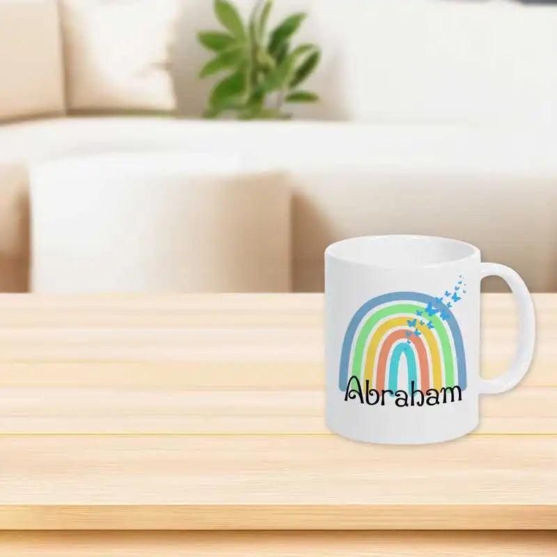 Keramik Tasse mit Namen | Motiv 4 | Abraham - Druckerino