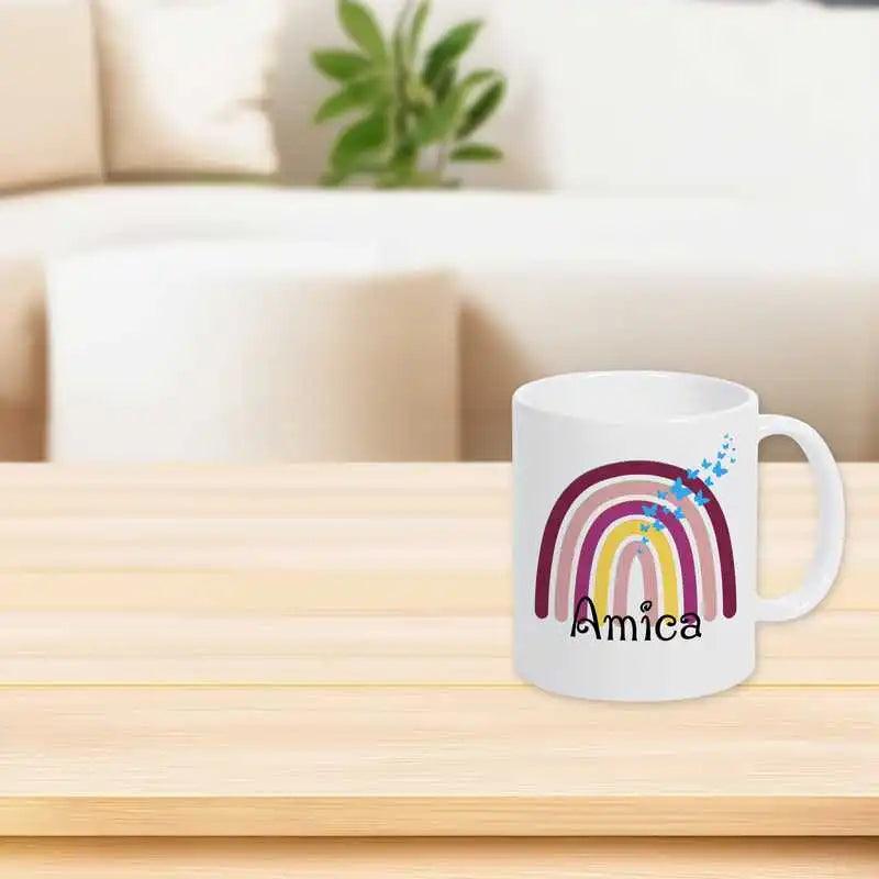 Keramik Tasse mit Namen | Motiv 4 | Amica - Druckerino