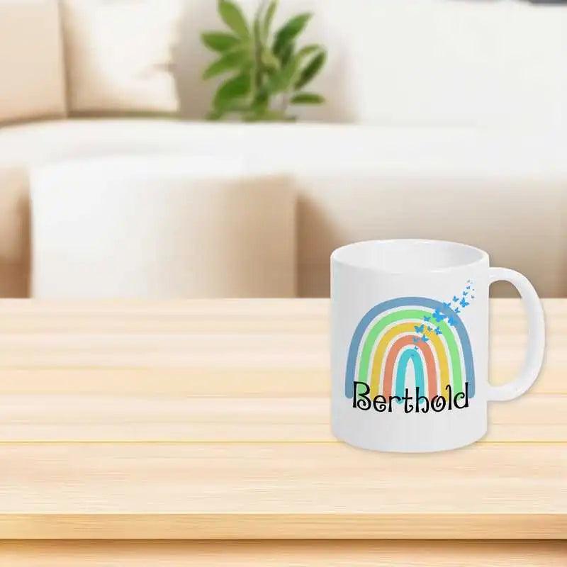 Keramik Tasse mit Namen | Motiv 4 | Berthold - Druckerino