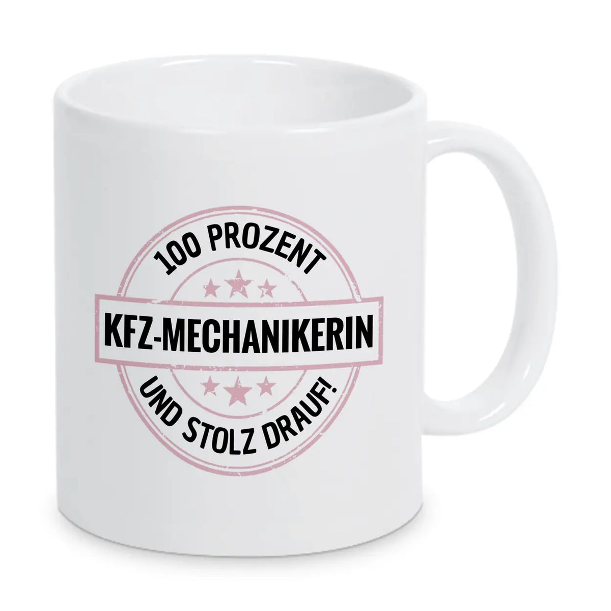 Kfz-Mechanikerin 100 Prozent Tasse - Druckerino