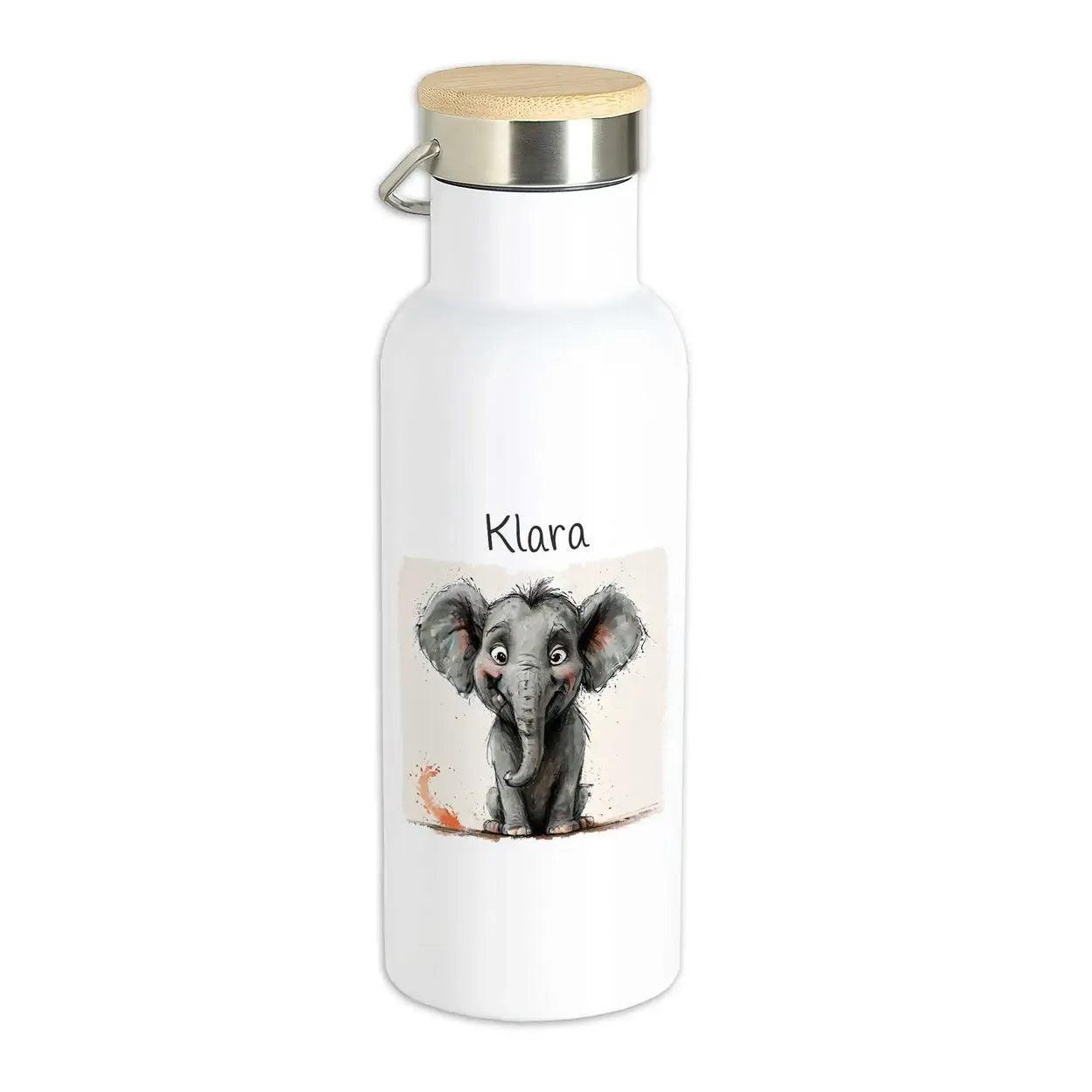Kinder Trinkflasche Abenteuer Elefantenkind - Druckerino