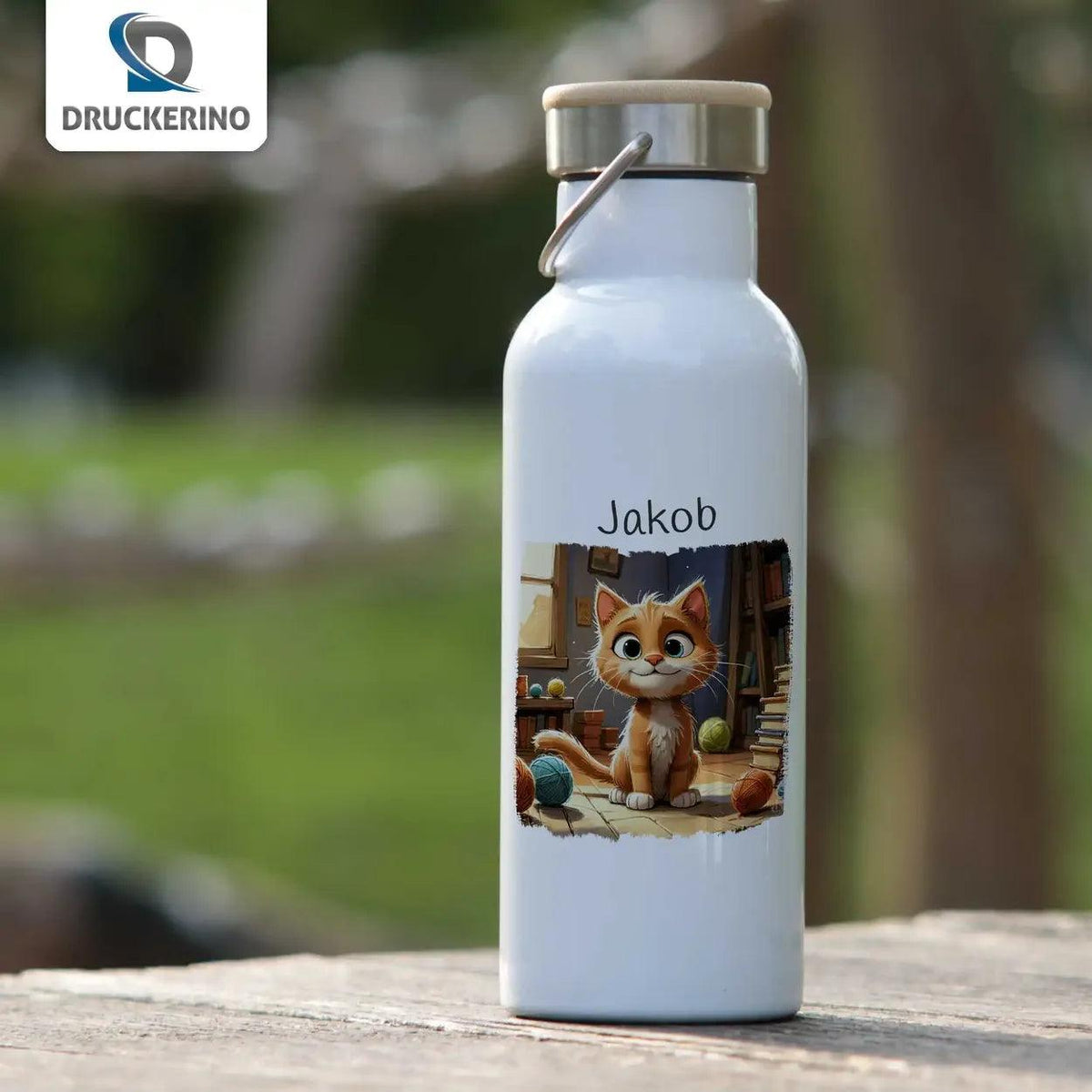 Kinder Trinkflasche Abenteuerbuddy - Druckerino