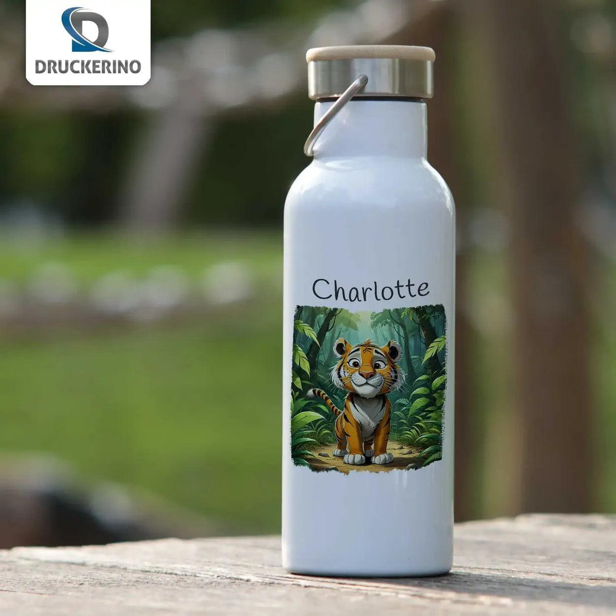 Kinder Trinkflasche Dschungelkönig - Druckerino