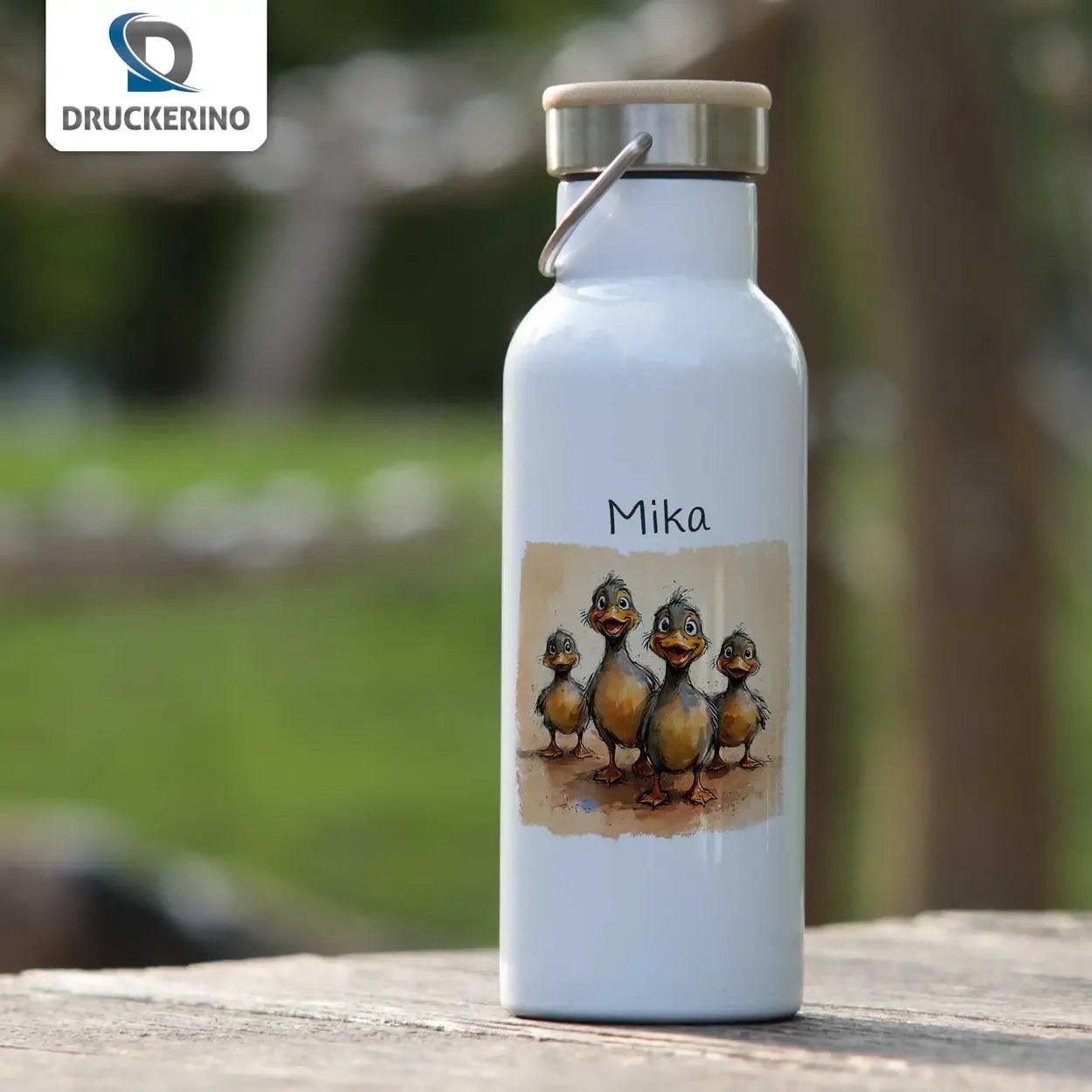 Kinder Trinkflasche Entenfreunde - Druckerino