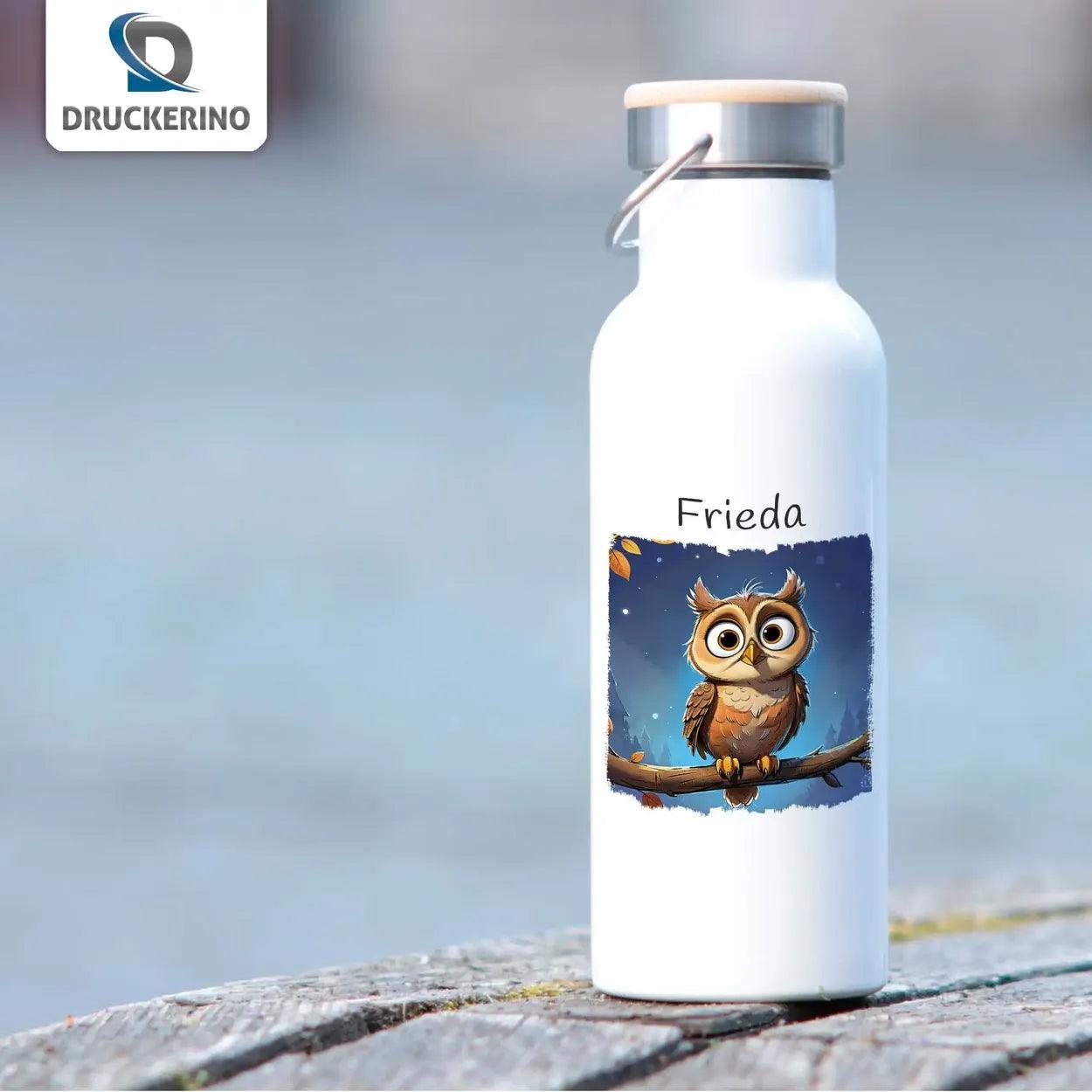 Kinder Trinkflasche Eulenabenteuer - Druckerino
