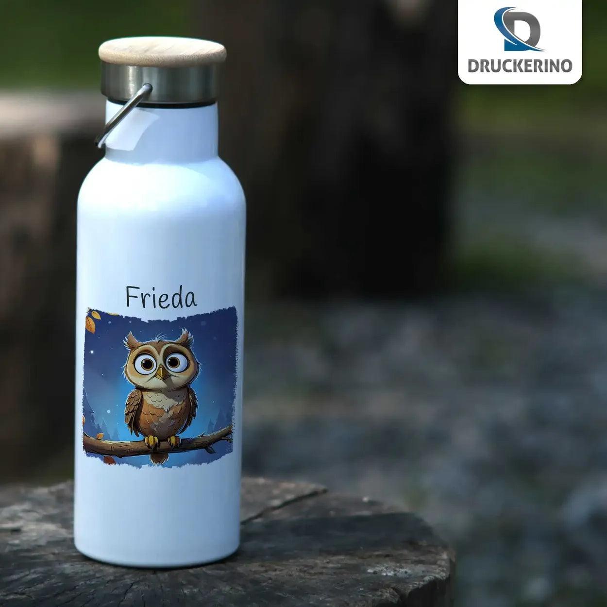 Kinder Trinkflasche Eulenabenteuer - Druckerino