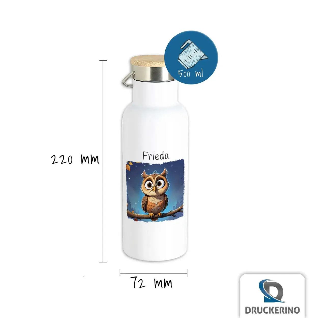 Kinder Trinkflasche Eulenabenteuer - Druckerino