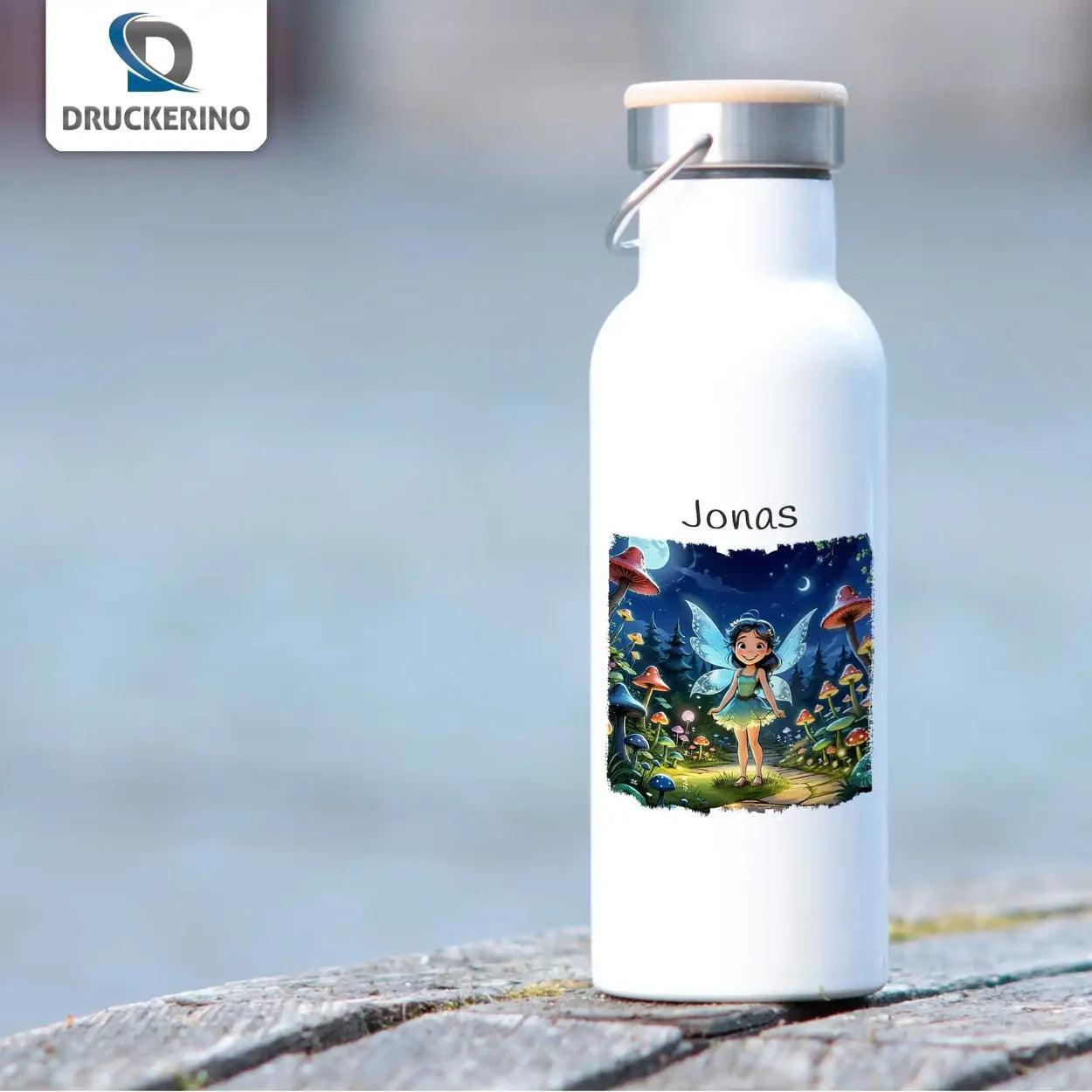Kinder Trinkflasche Fantasiewelt Abenteuer - Druckerino