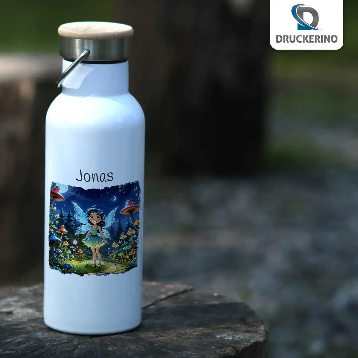 Kinder Trinkflasche Fantasiewelt Abenteuer - Druckerino