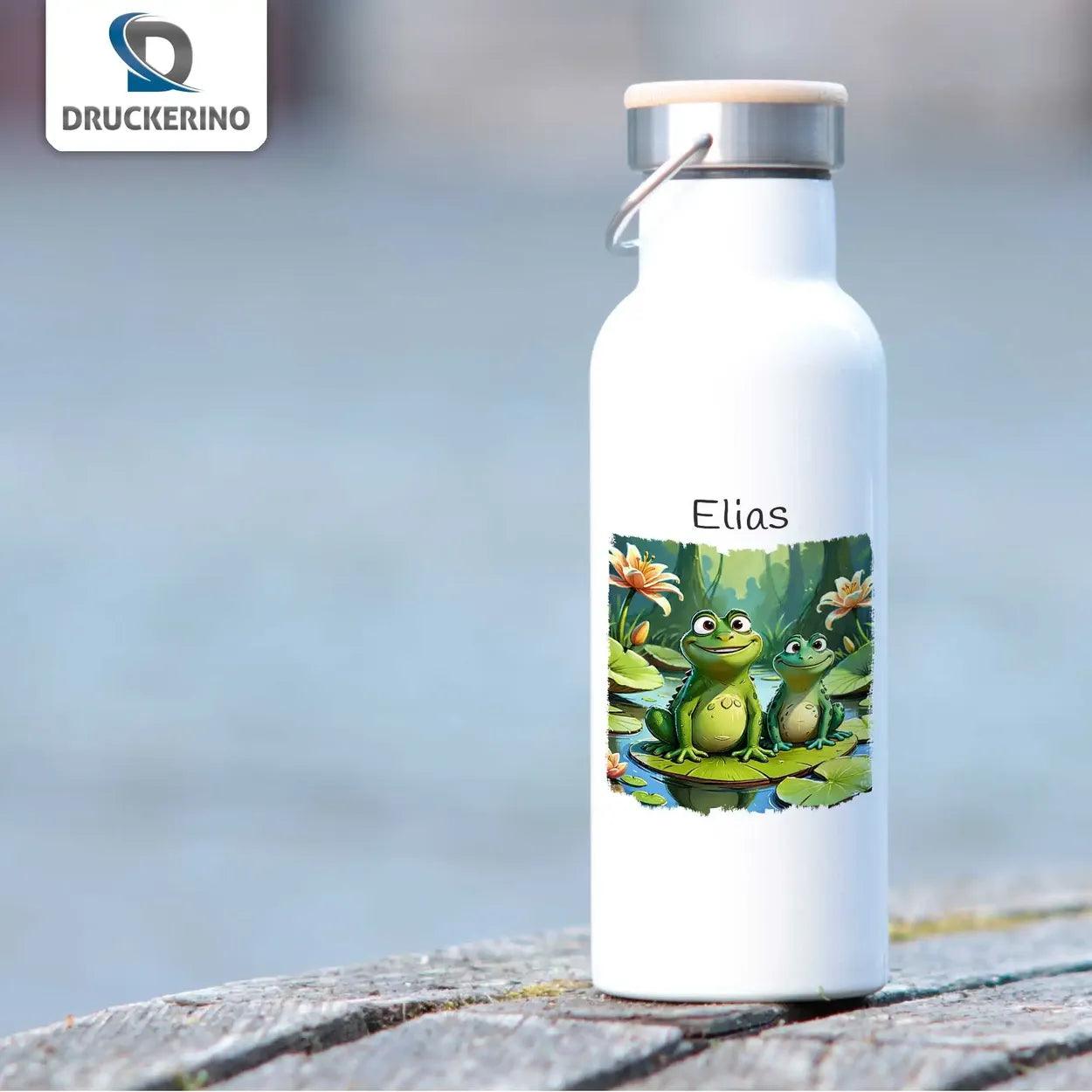 Kinder Trinkflasche Froschfreunde - Druckerino