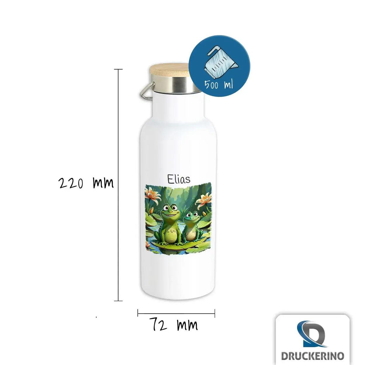 Kinder Trinkflasche Froschfreunde - Druckerino