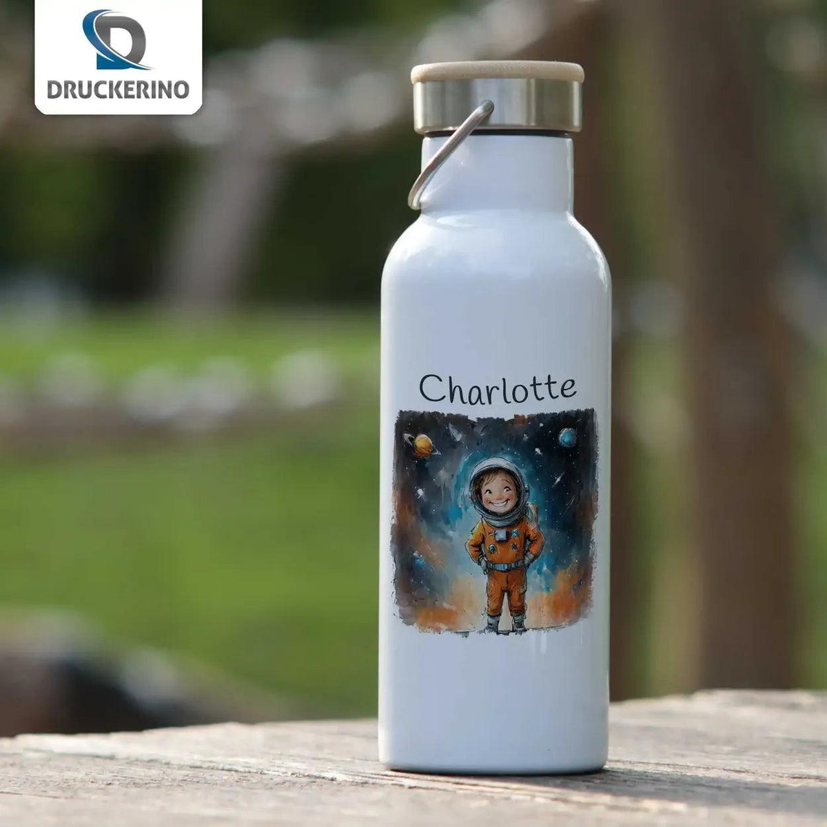 Kinder Trinkflasche Galaktischer Entdecker - Druckerino