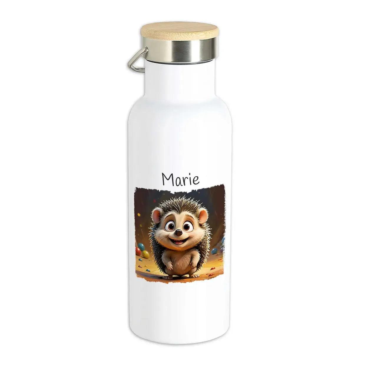 Kinder Trinkflasche Glücklicher Igel - Druckerino