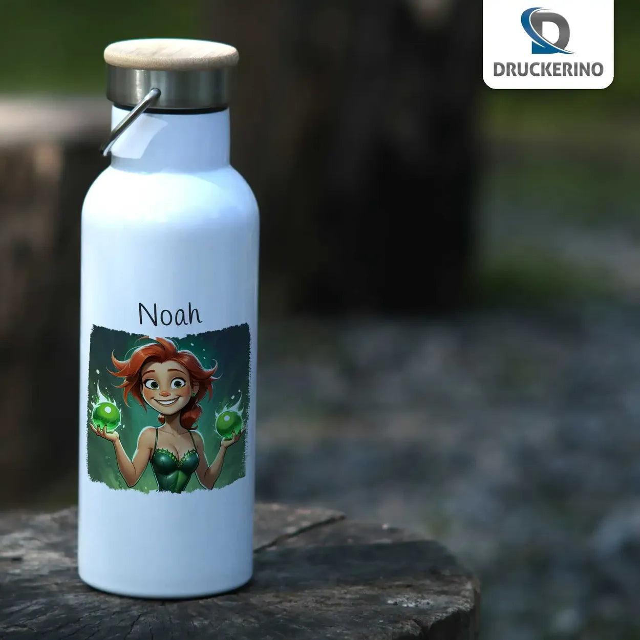 Kinder Trinkflasche Kristallmagierin - Druckerino