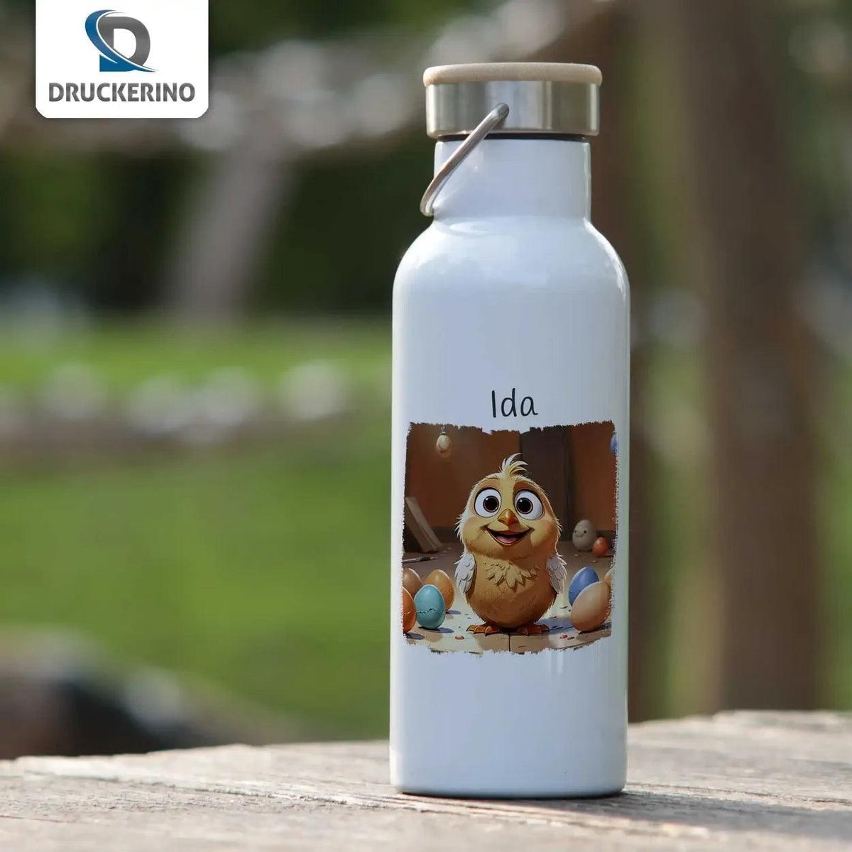 Kinder Trinkflasche Küken - Druckerino