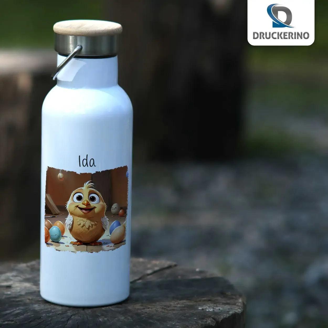 Kinder Trinkflasche Küken - Druckerino