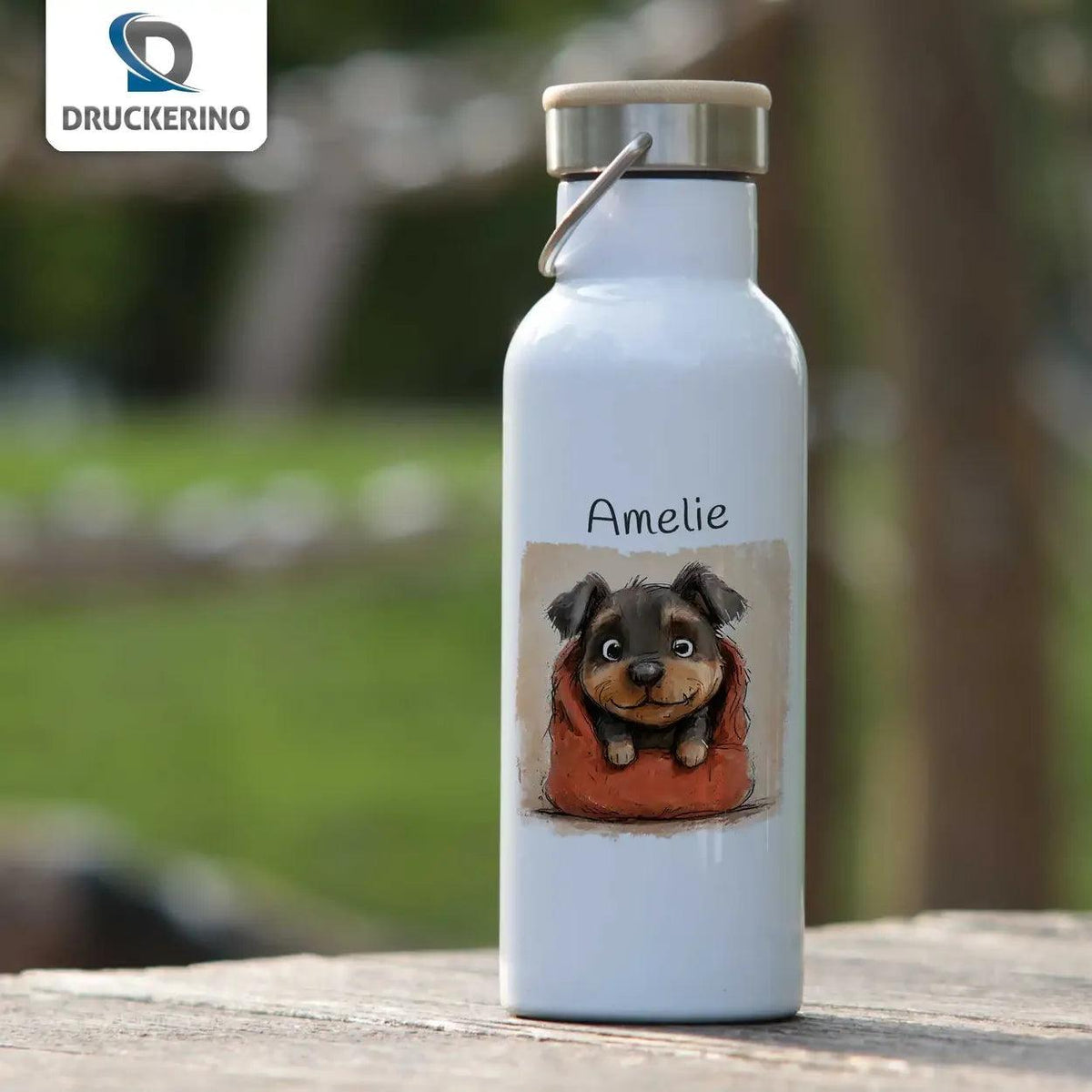 Kinder Trinkflasche Kuschelfreund - Druckerino