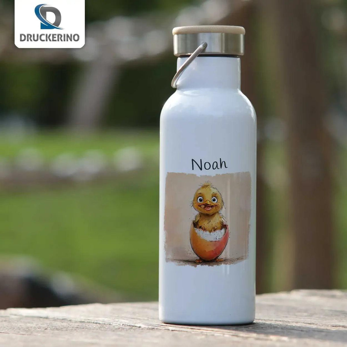 Kinder Trinkflasche Kuschelküken - Druckerino