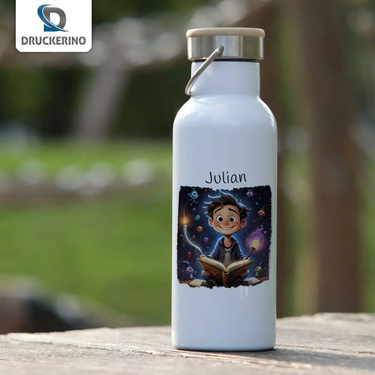 Kinder Trinkflasche Magischer Geschichtenerzähler - Druckerino