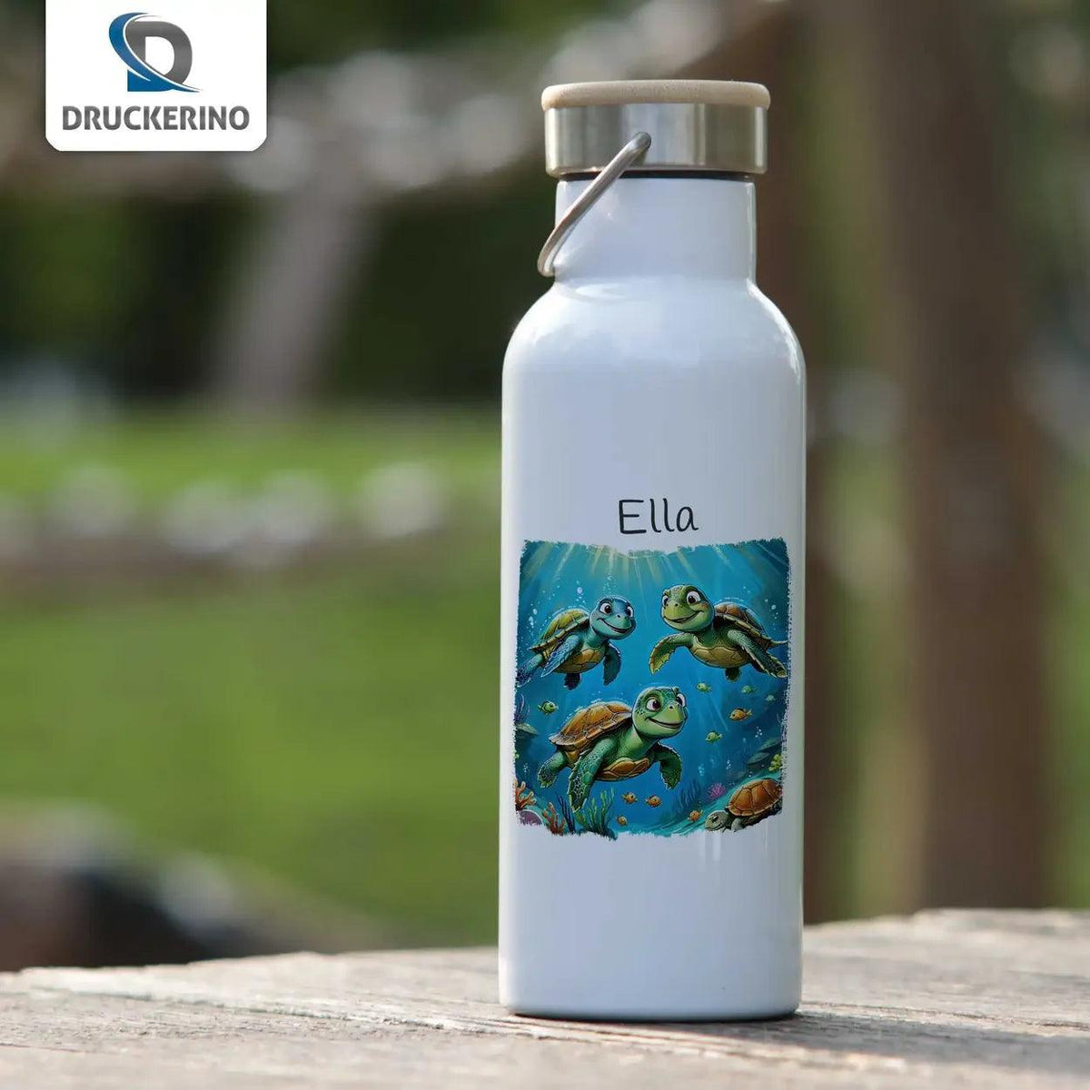Kinder Trinkflasche Ozeanfreunde - Druckerino