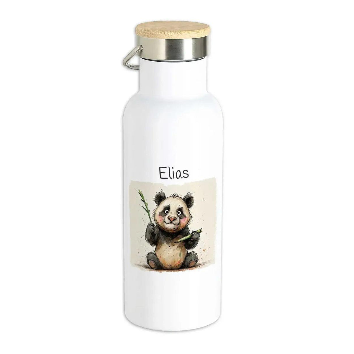 Kinder Trinkflasche Panda-Abenteurer - Druckerino