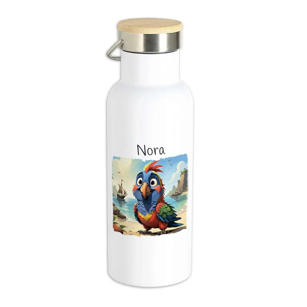 Kinder Trinkflasche Papagei - Druckerino