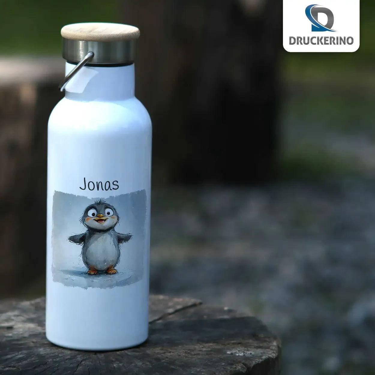 Kinder Trinkflasche Pinguin - Druckerino