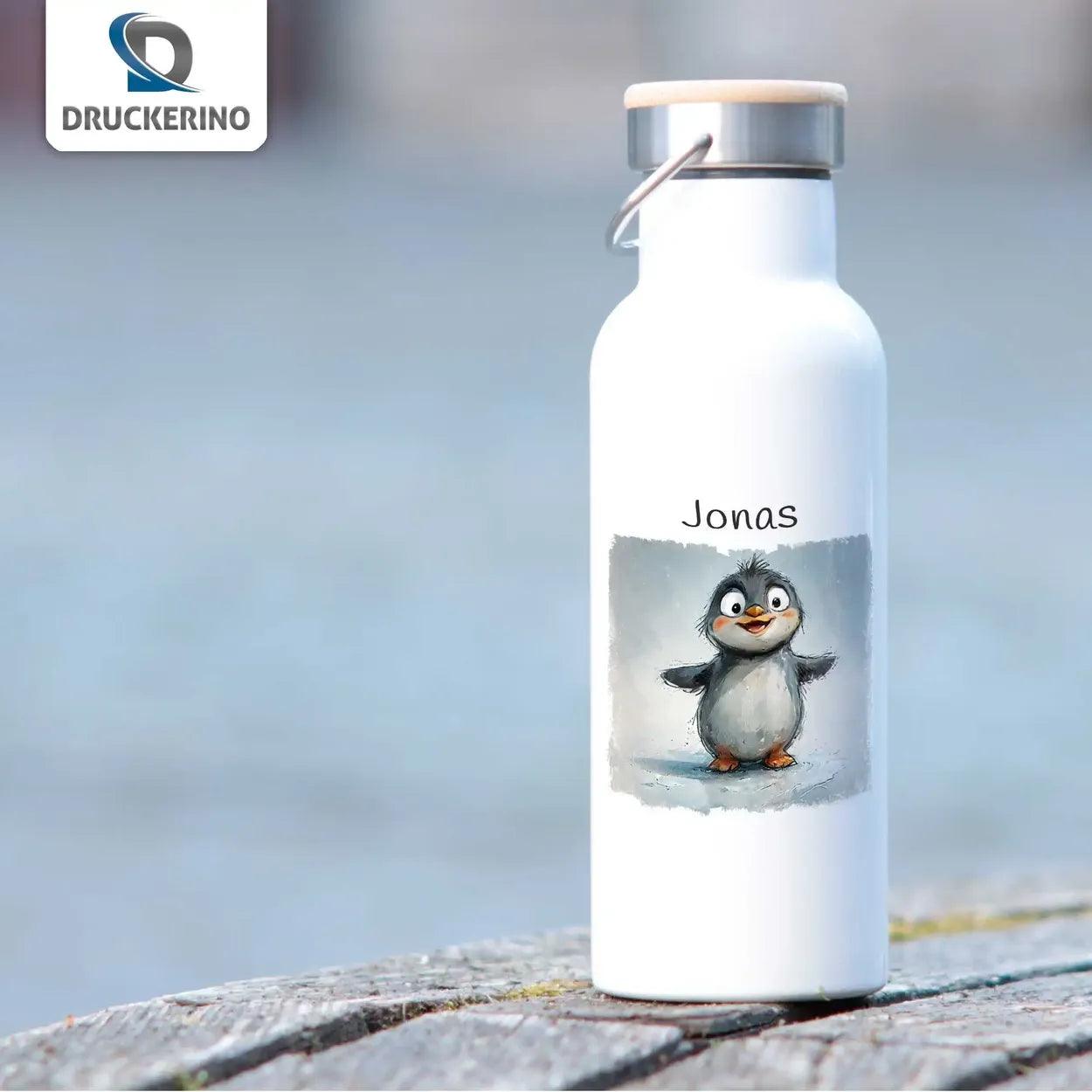 Kinder Trinkflasche Pinguin - Druckerino