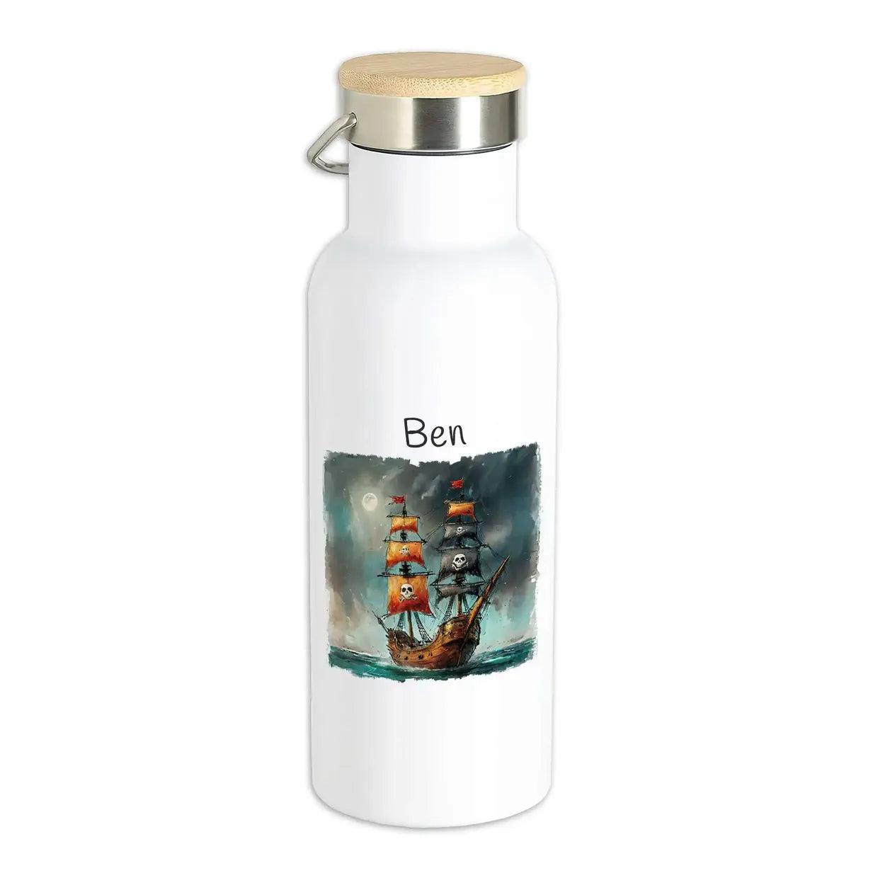 Kinder Trinkflasche Piratenschiff - Druckerino
