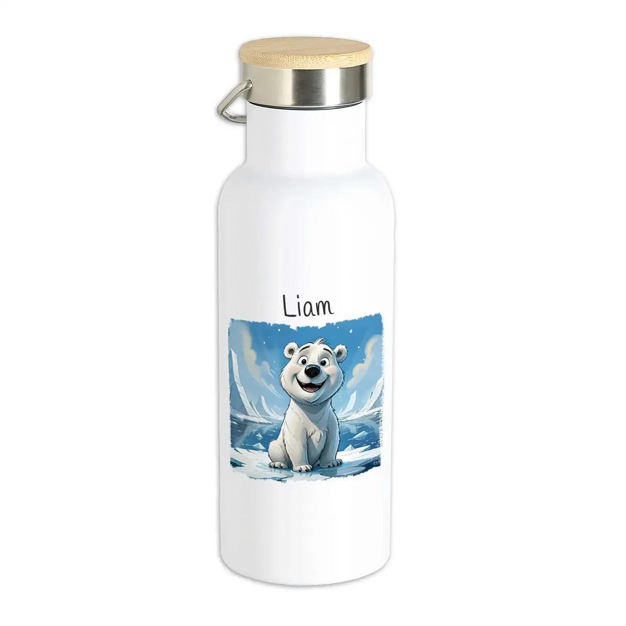 Kinder Trinkflasche Polarbär - Druckerino