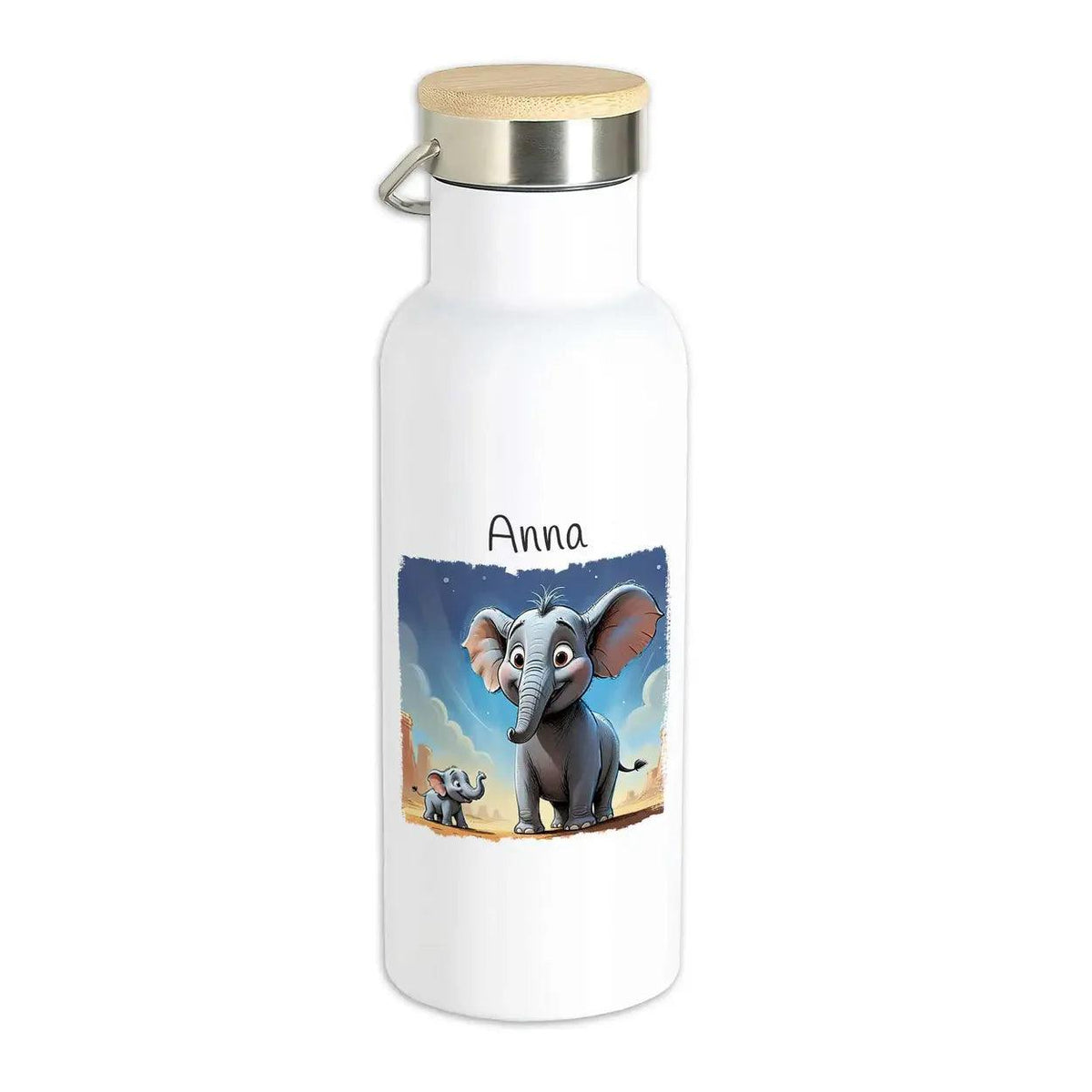 Kinder Trinkflasche Sanfte Elefanten - Druckerino