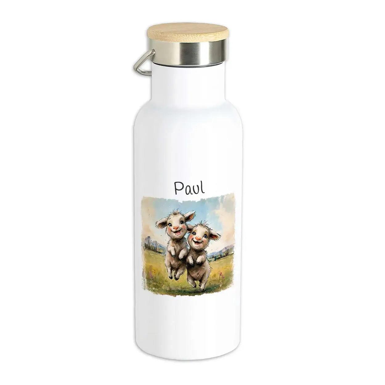 Kinder Trinkflasche Schäfchen-Spass - Druckerino