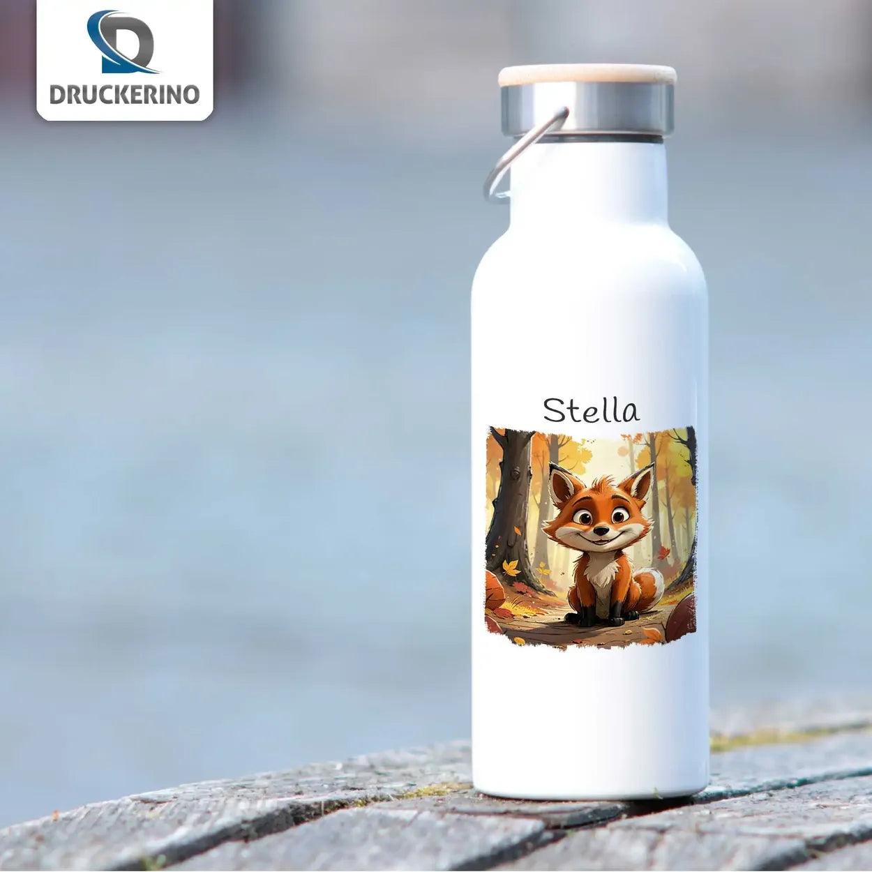 Kinder Trinkflasche Waldabenteurer - Druckerino